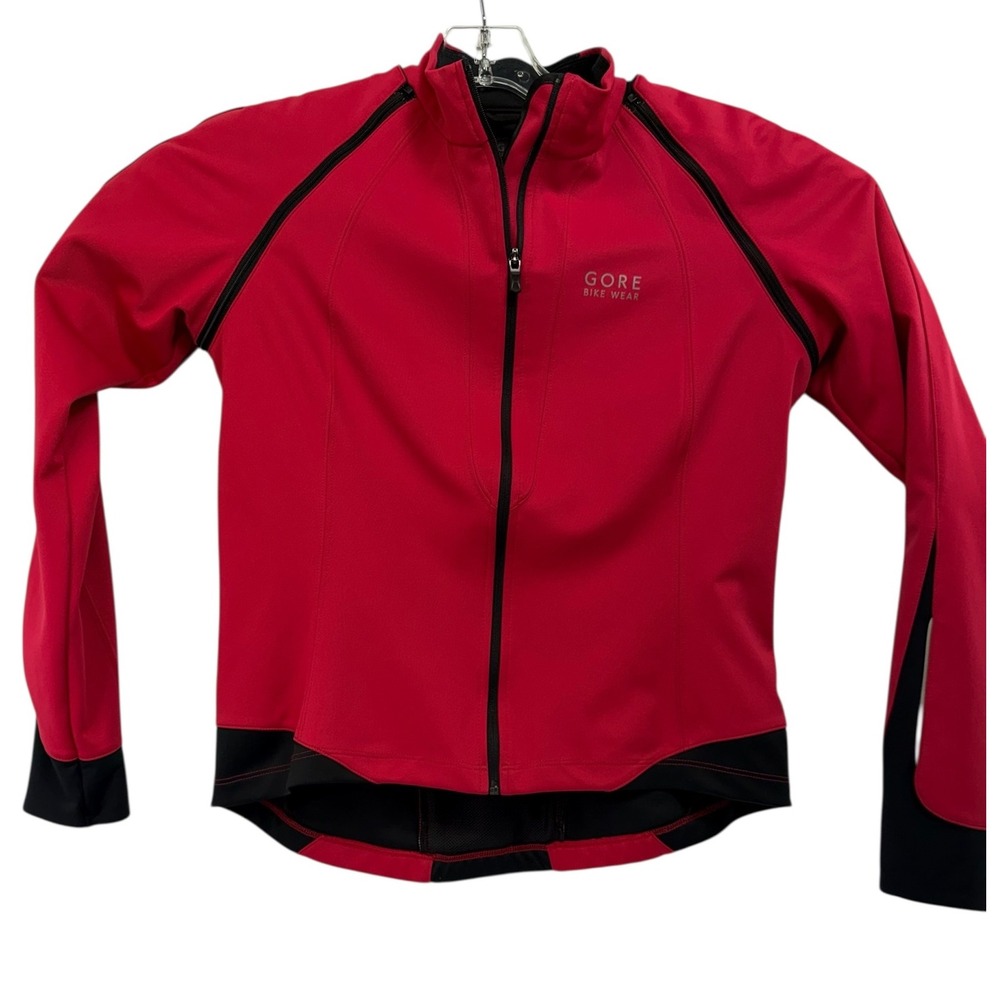 GORE Bike Wear Windstopper Soft Shell Women's Red Cycling Jacket Small (D1)